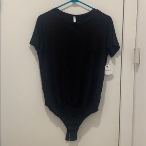 Black tshirt bodysuit